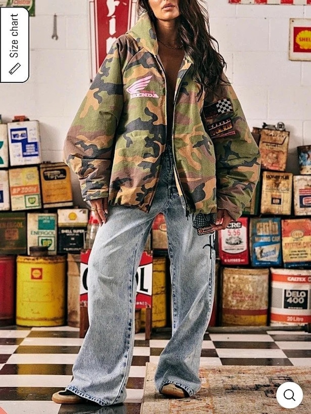 Sabbi The Be Kind Bomber Jacket - Camo